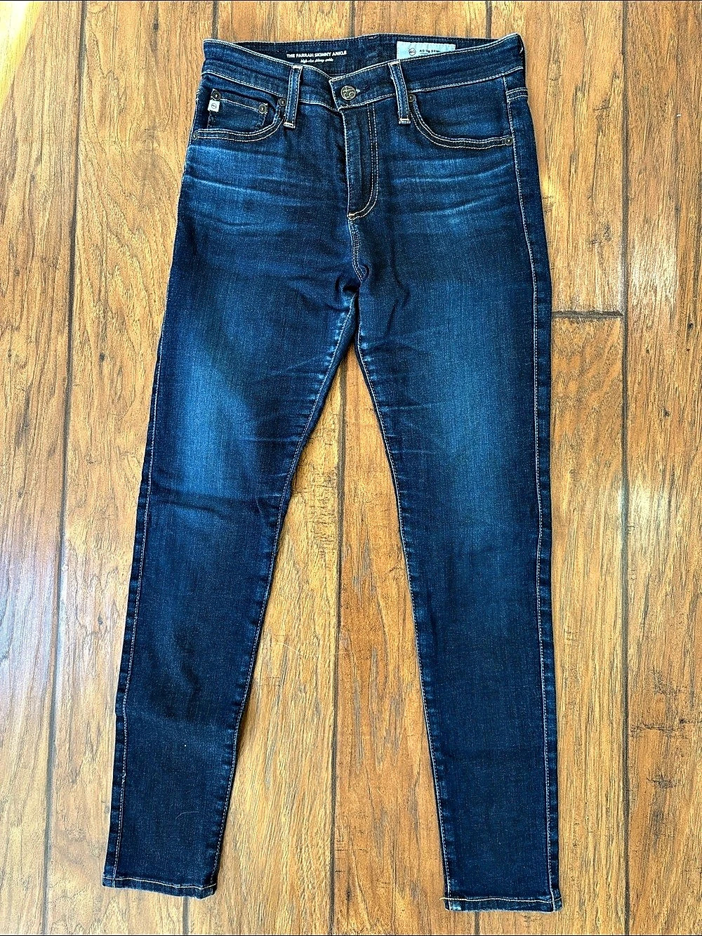 AG Adriano Goldschmied The Farrah Skinny Ankle Jeans - Waist 27